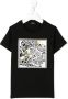 Il Gufo T-shirt met print Zwart - Thumbnail 1