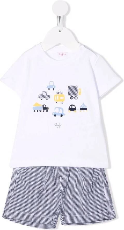 Il Gufo Tweedelige pyjama Wit
