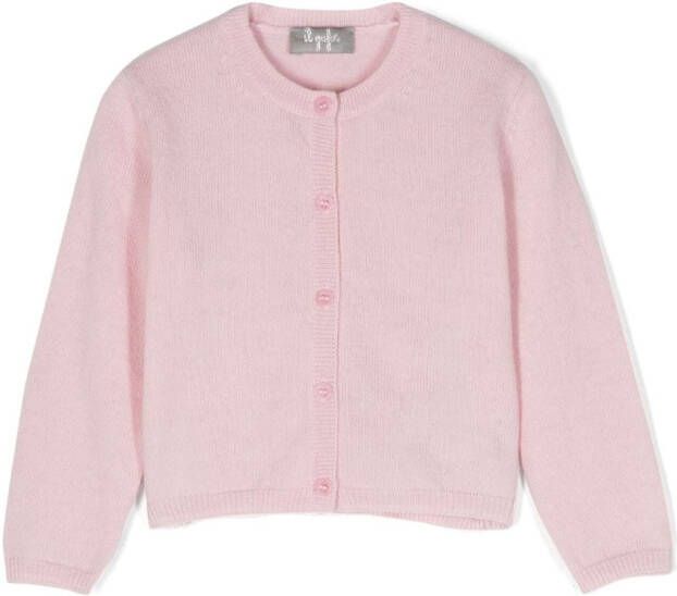 Il Gufo Vest met ronde hals Roze