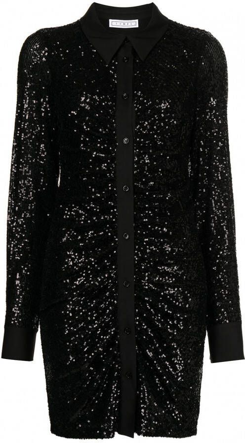 In The Mood For Love Button-up blousejurk Zwart - Foto 1