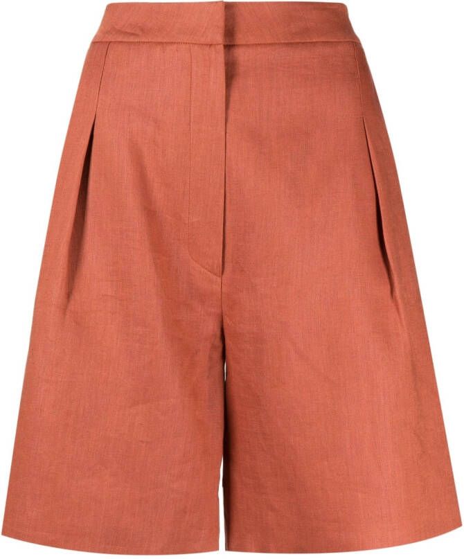 In The Mood For Love Geplooide shorts Oranje
