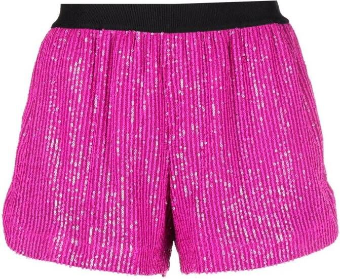 In The Mood For Love Shorts verfraaid met pailletten Roze