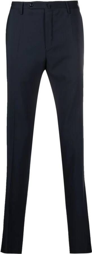 Incotex Broek van scheerwol Blauw