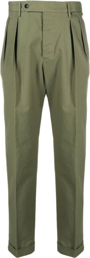 Incotex Chino broek Groen