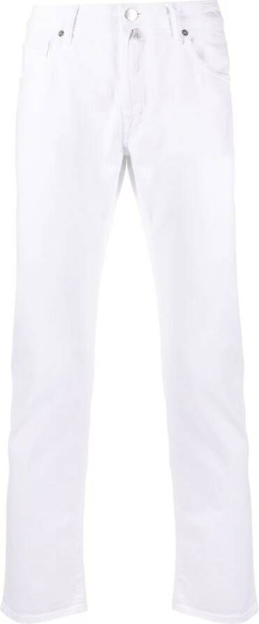 Incotex Cropped broek Wit