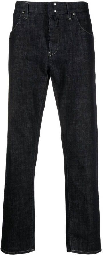 Incotex Straight denim broek Blauw