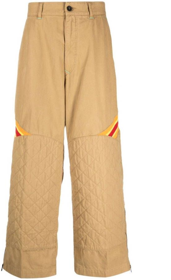 Incotex Gewatteerde broek Beige