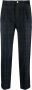Incotex Geruite broek Blauw - Thumbnail 1