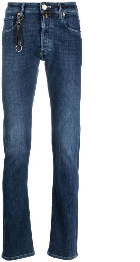 Incotex High waist jeans Blauw