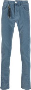 Incotex Jeans met toelopende pijpen Blauw