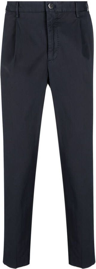 Incotex Katoenen chino Blauw