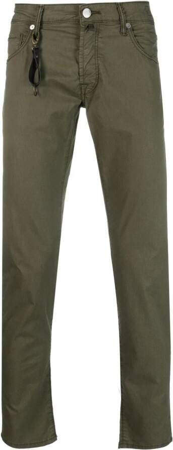 Incotex Straight broek Groen