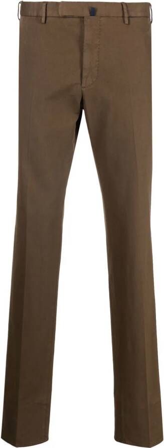 Incotex Straight broek Groen