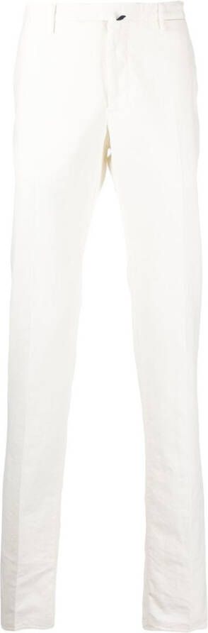 Incotex Straight broek Wit