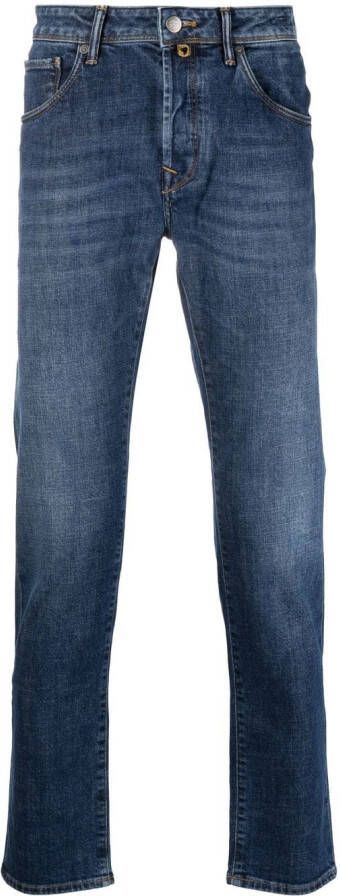 Incotex Straight jeans Blauw