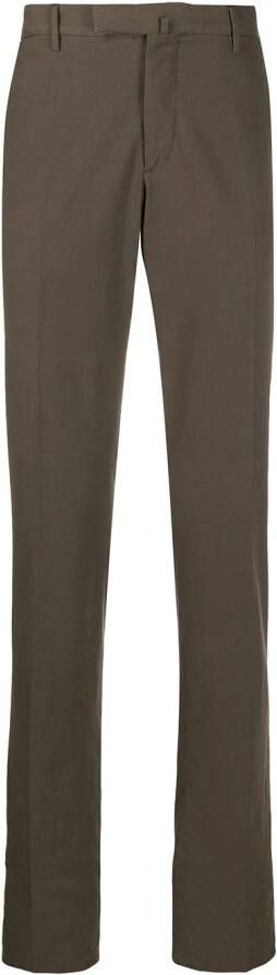 Incotex Straight pantalon Bruin