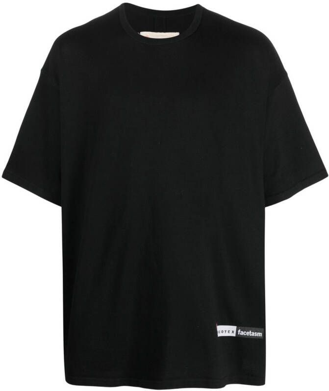 Incotex T-shirt met logoprint Zwart