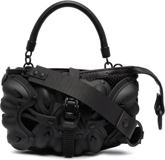 Innerraum Shopper met geometrische vlakken Zwart