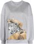 Ioana Ciolacu Sweater met grafische print Grijs - Thumbnail 1