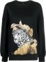 Ioana Ciolacu Sweater met grafische print Zwart - Thumbnail 1