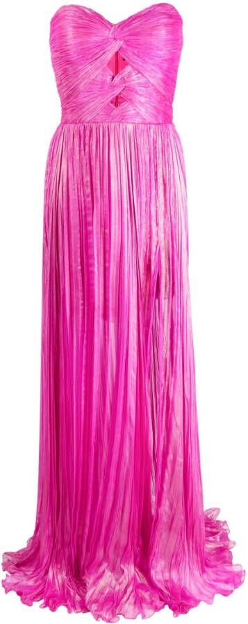 Iris Serban Strapless jurk Roze