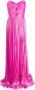 Iris Serban Strapless jurk Roze - Thumbnail 1