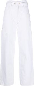 IRO belted straight-leg jeans Wit