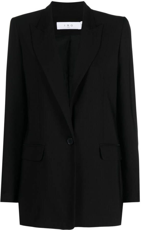 IRO Blazer met enkele rij knopen Zwart