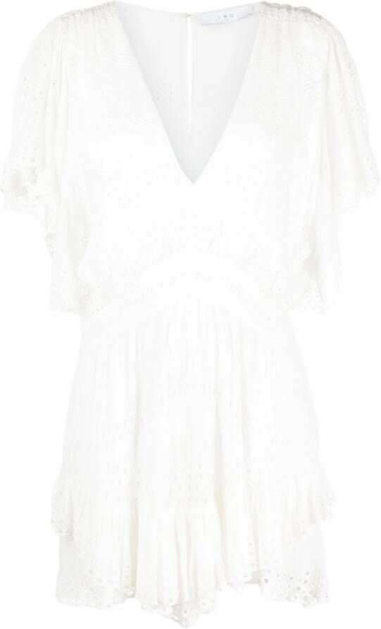 IRO Broderie anglaise playsuit Wit