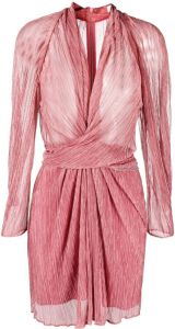 IRO Geplooide mini-jurk Roze