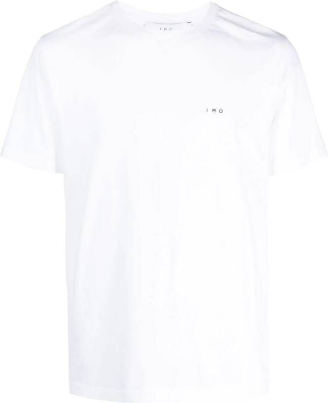 IRO T-shirt met logoprint Wit