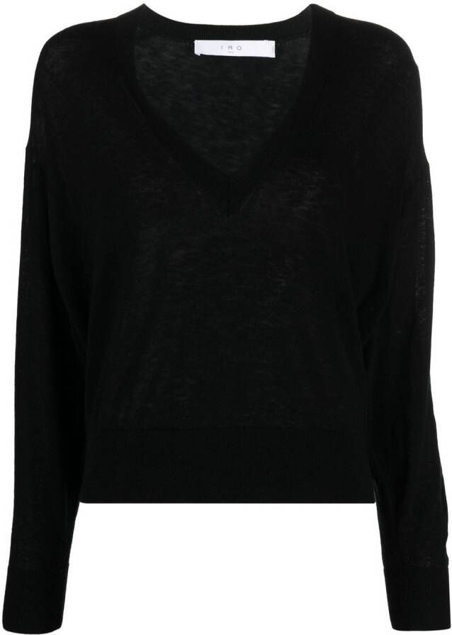 IRO Fijngebreide trui Zwart