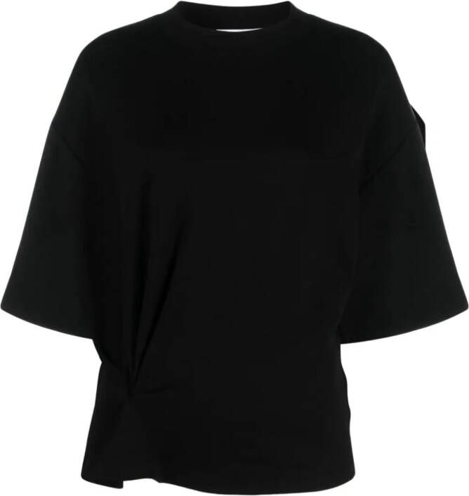 IRO T-shirt met ronde hals Zwart