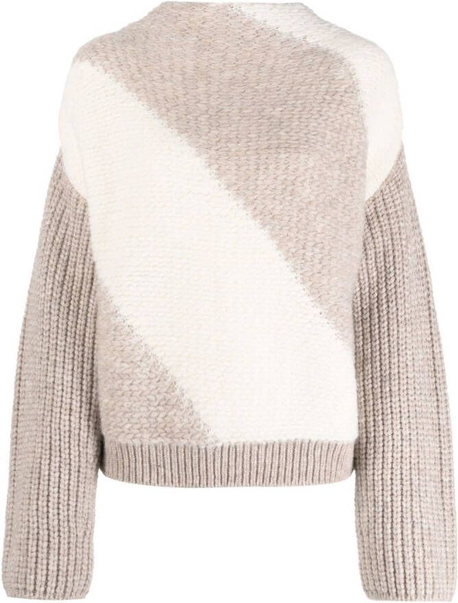 IRO Gebreide trui Beige