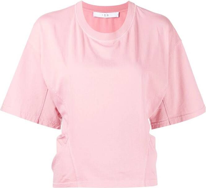 IRO Katoenen T-shirt Roze