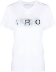 IRO logo-print cotton T-shirt Wit