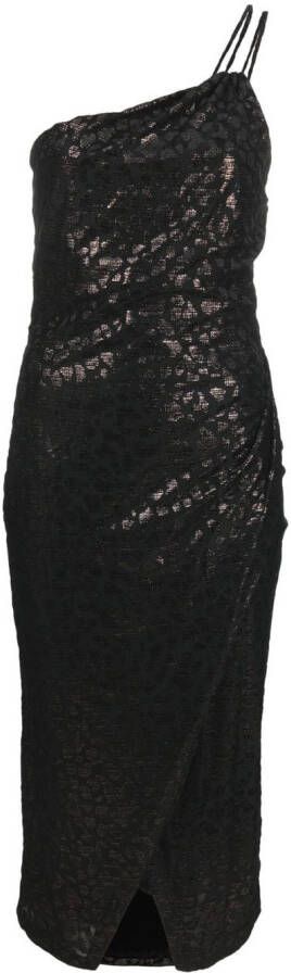 IRO Metallic jurk Zwart