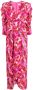 IRO Midi-jurk met bloemenprint Roze - Thumbnail 1