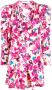 IRO Mini-jurk met bloemenprint Beige - Thumbnail 1