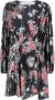IRO Mini-jurk met bloemenprint Zwart - Thumbnail 1