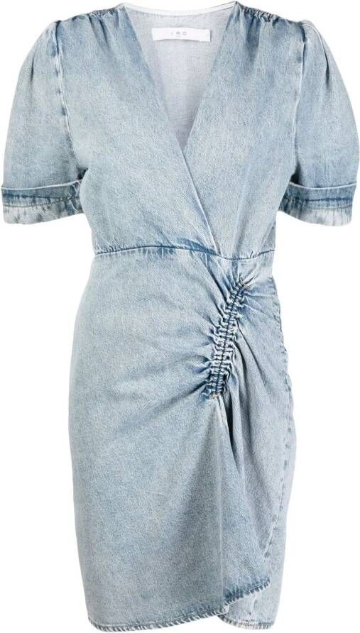 IRO Mini-jurk met ruches Blauw
