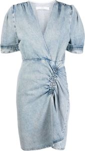 IRO Mini-jurk met ruches Blauw