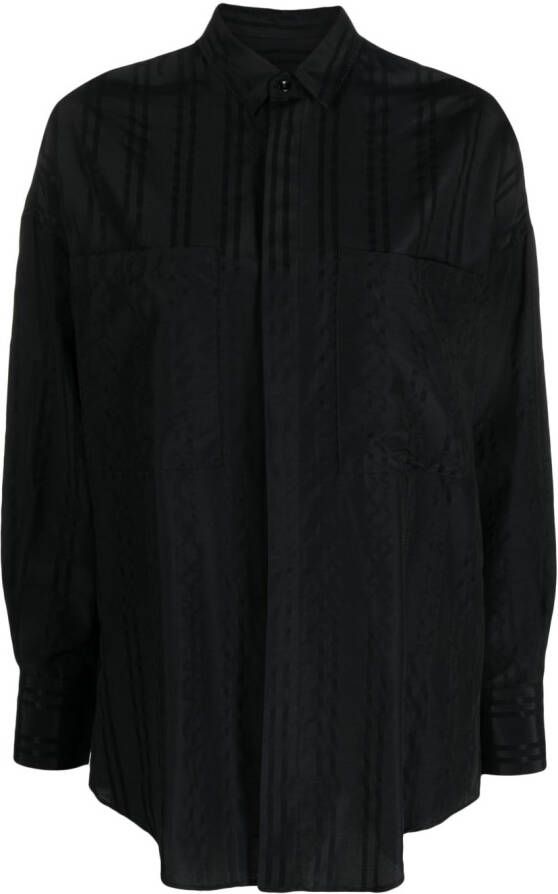 IRO Oversized blouse Zwart