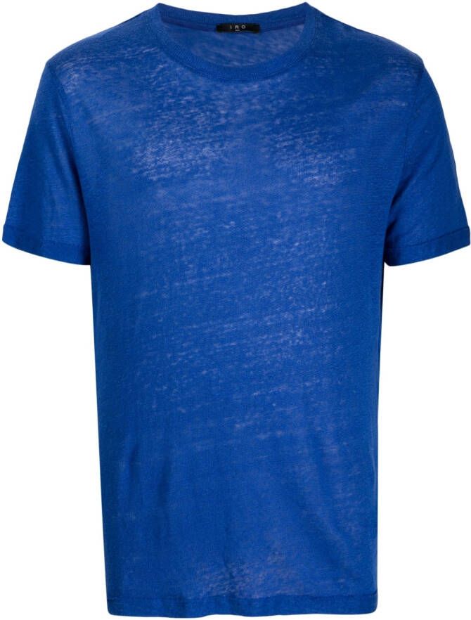 IRO T-shirt met ronde hals Blauw