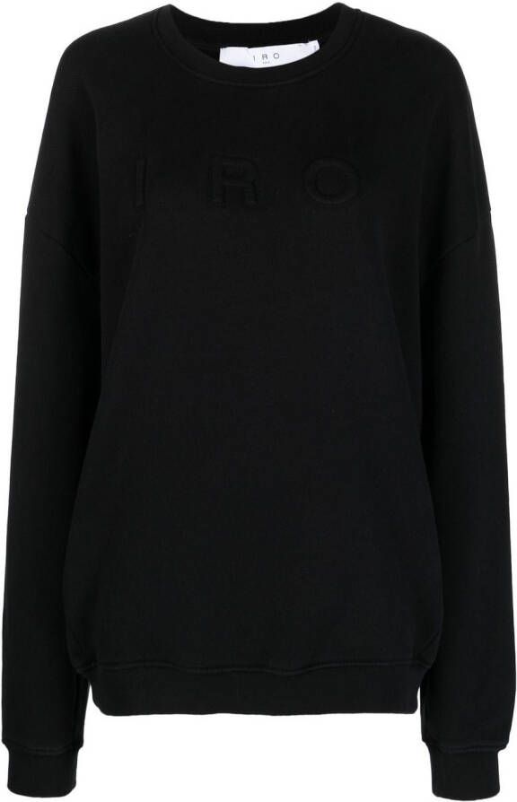 IRO Intarsia sweater Zwart