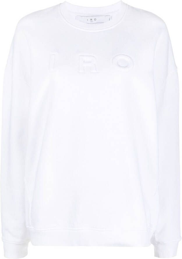 IRO Sweater met logo Wit