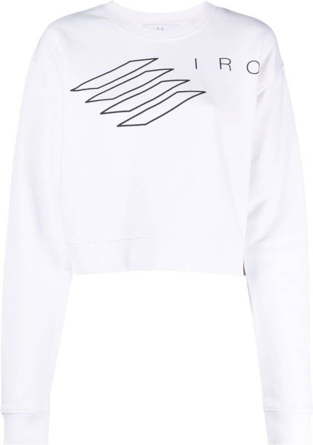 IRO Sweater met logoprint Wit