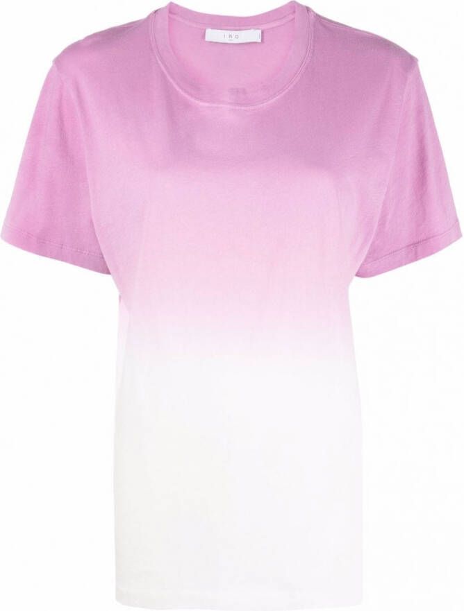 IRO T-shirt met kleurverloop Roze