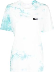 IRO T-shirt met logopatch Blauw