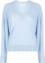 IRO Trui met V-hals Blauw - Thumbnail 1